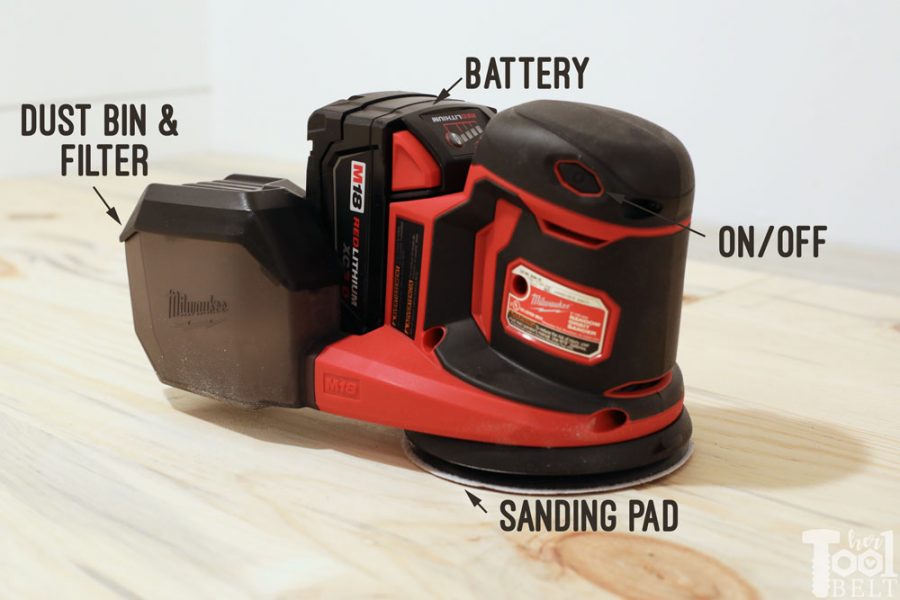 Milwaukee Cordless Random Orbit Sander Tool Review - Her Tool Belt