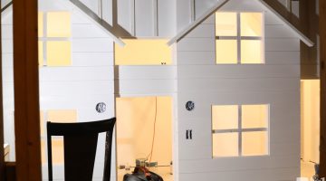 Basement Playhouse Build – Shiplap & Sheetrock