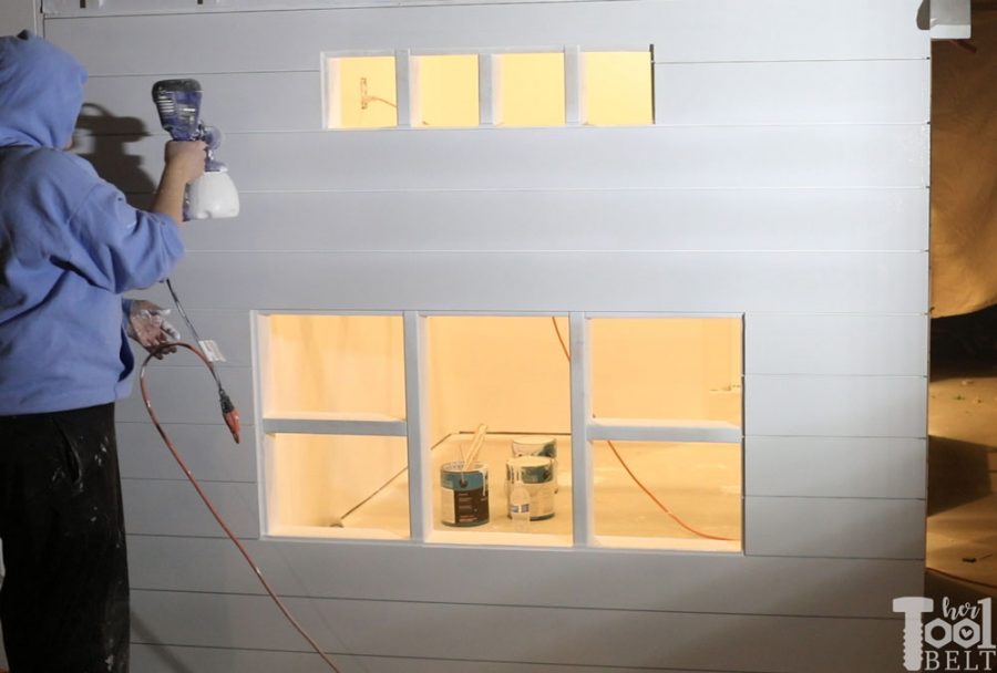 Part 2 of the basement playhouse build is shiplap & sheetrock. Lots of mudding, nailing, sanding and painting. It's really starting to take shape. 