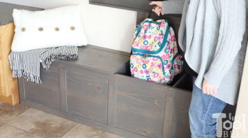 Backpack Storage Bench Plans