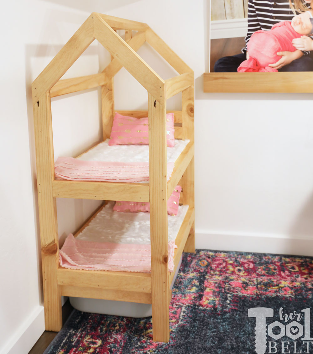 diy bunk bed house