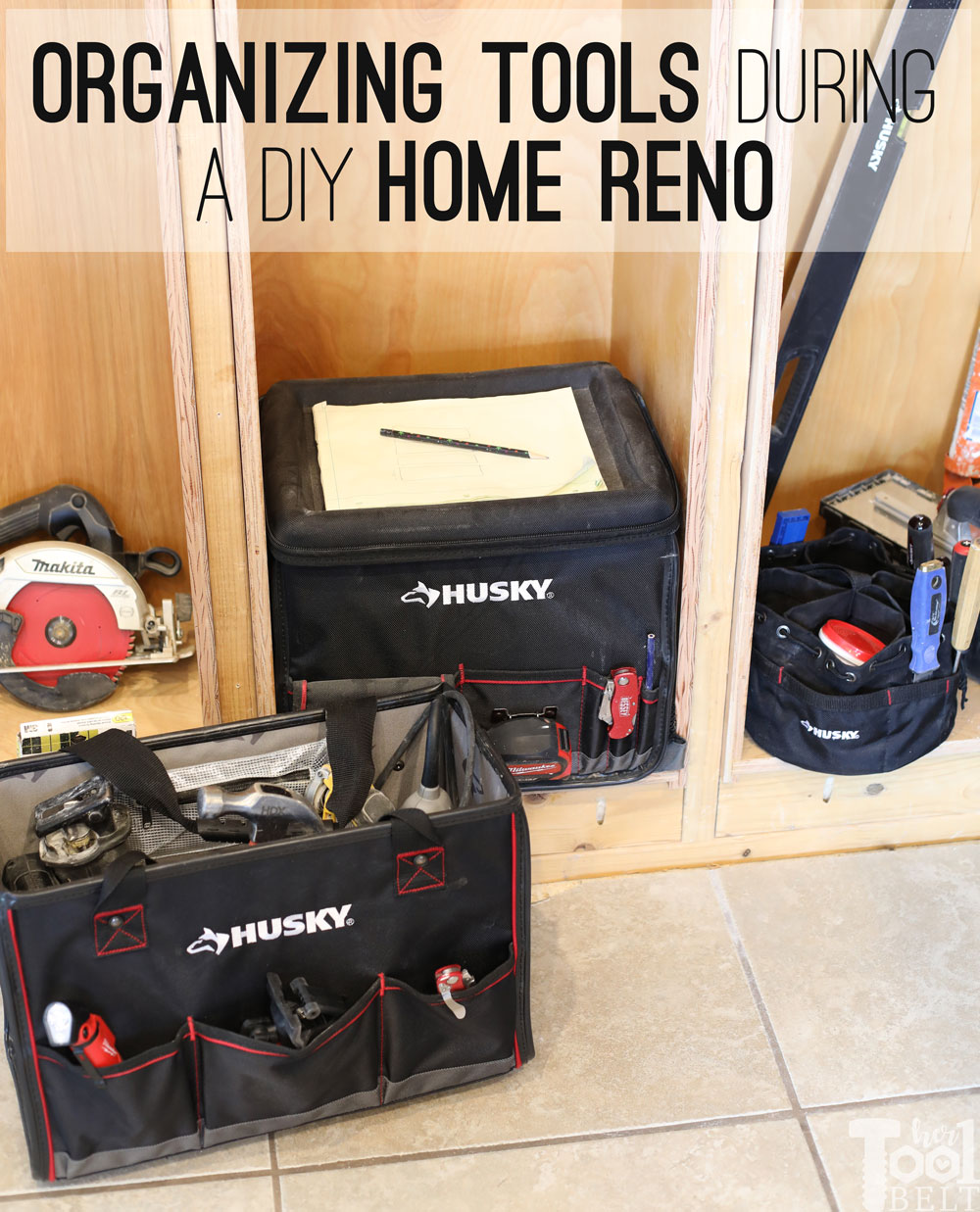 Husky Mobile Office and Tool Organizer Tote Review - Her Tool Belt