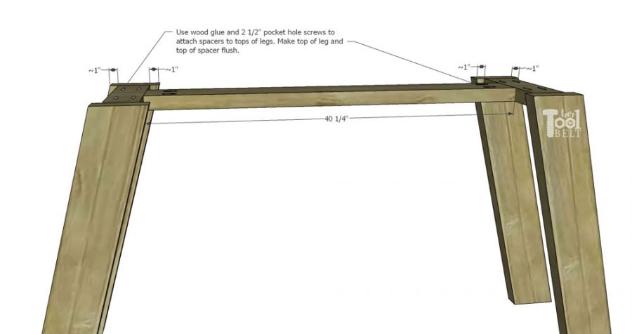 Free plans to build a Double X Console Table. Lumber for this table is about $38!