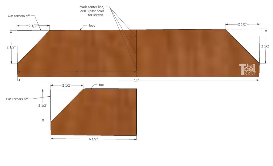 Free plans to build a simple round side table for about $20 in wood!