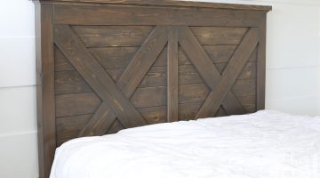 King X Barn Door Farmhouse Bed Plans