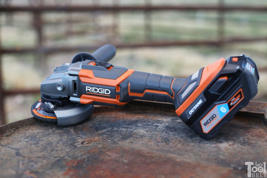 Tool Review of the 18 volt octane battery powered Ridgid angle grinder. 