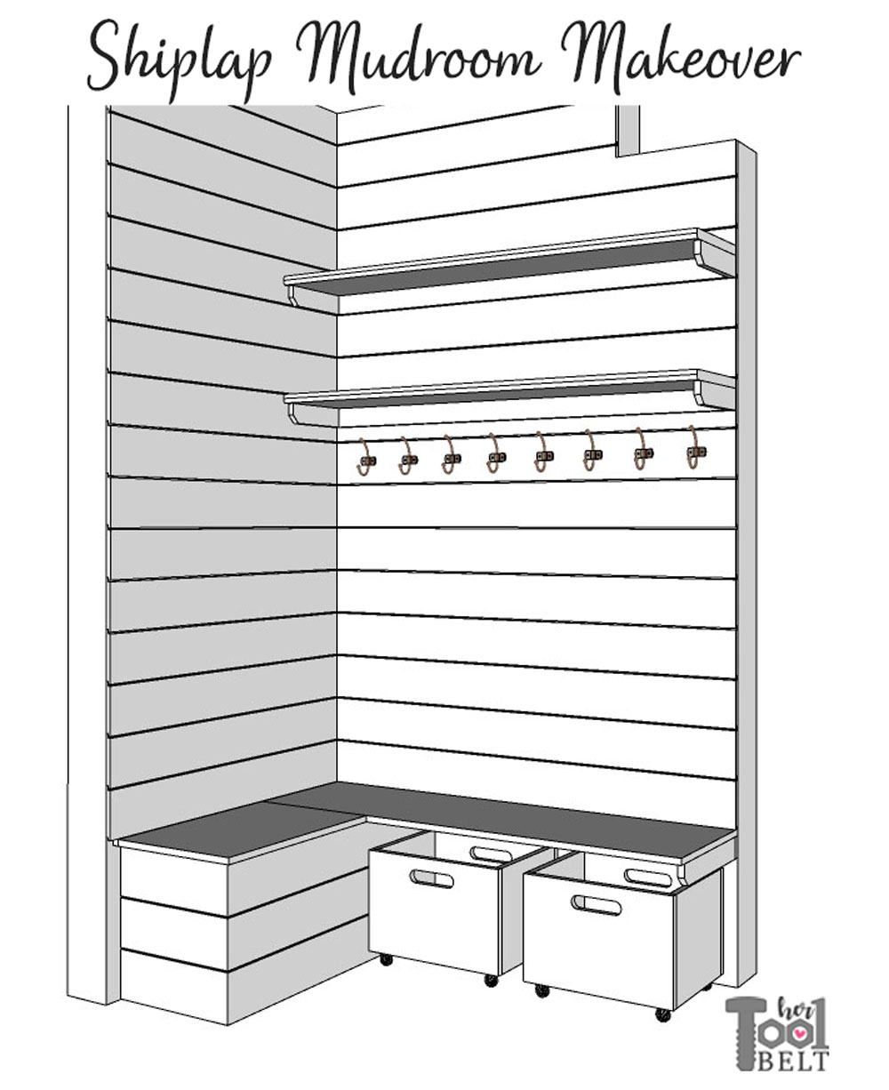 DIY Shiplap Simple Table - Jaime Costiglio