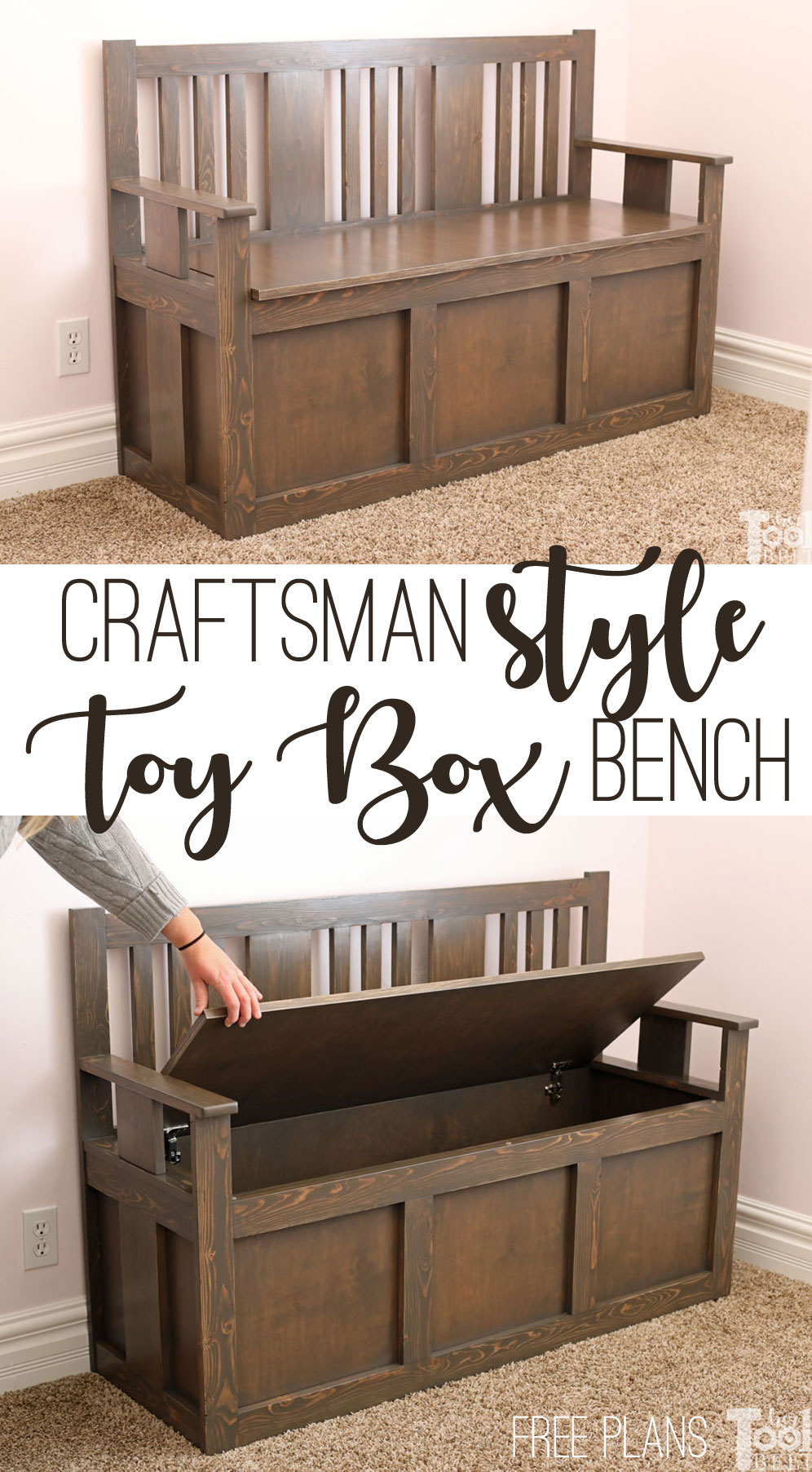 toy box seat bench