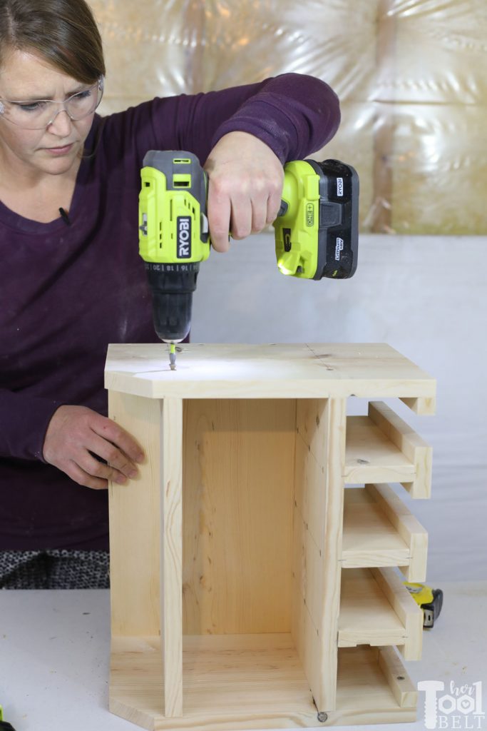 Organize your cordless drills and tools with a custom drill storage and charge station for about $20! Tell the plans how many tool stalls you want, and the free plans will customize your cut list. Free plans on hertoolbelt.com