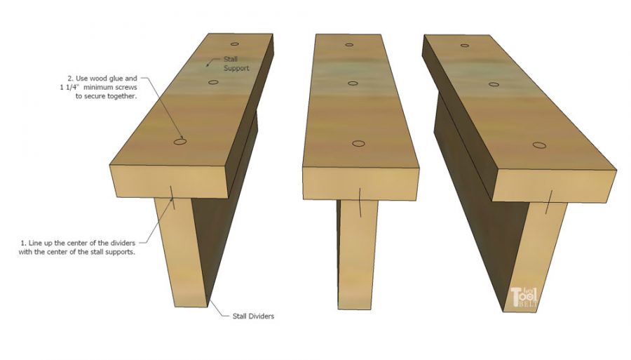 Organize your cordless drills and tools with a custom drill storage and charge station for about $20! Tell the plans how many tool stalls you want, and the free plans will customize your cut list. Free plans on hertoolbelt.com