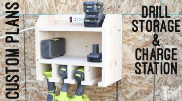 Custom Drill Storage and Charge Station – Easy