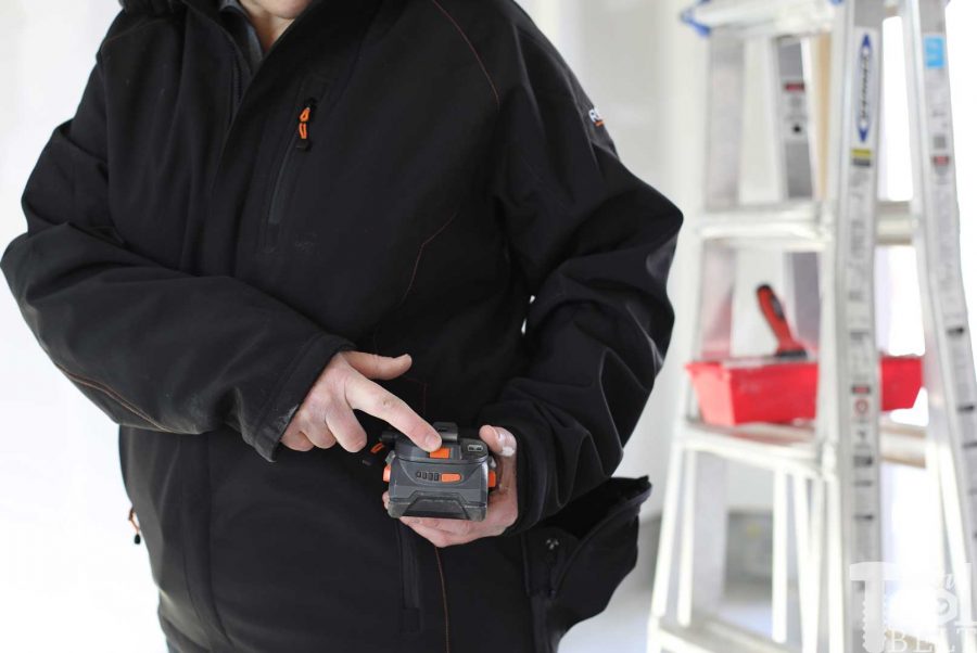 Totally over working in the cold? Check out the Ridgid heated jacket that runs off of 18 volt batteries!