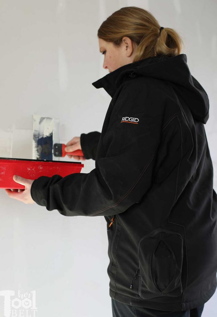 Totally over working in the cold? Check out the Ridgid heated jacket that runs off of 18 volt batteries!