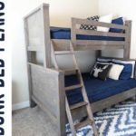 Farmhouse Style Twin over Full Bunk Bed Plans