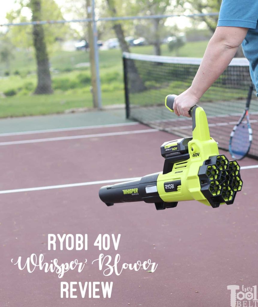 Tool Review of Ryobi's 40V battery powered jet fan blower. 