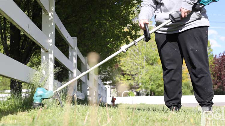 makita battery operated weed eater