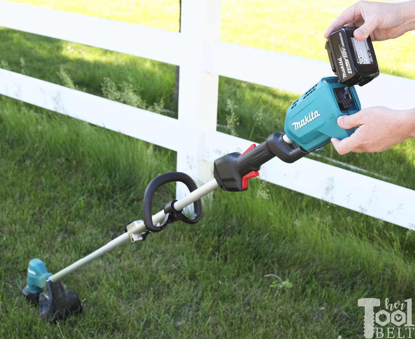 makita battery powered weed eater