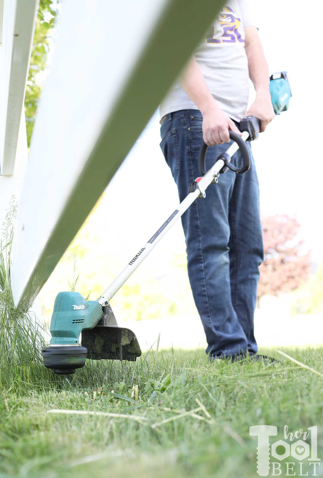 makita battery powered weed eater