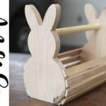 Wood Bunny Easter Basket