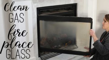 How to Open and Clean Gas Fireplace Glass