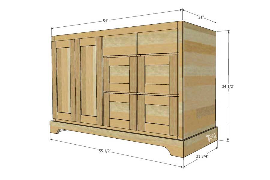 Can You Offset A Bathroom Vanity