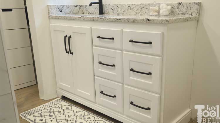 Can You Offset A Bathroom Vanity