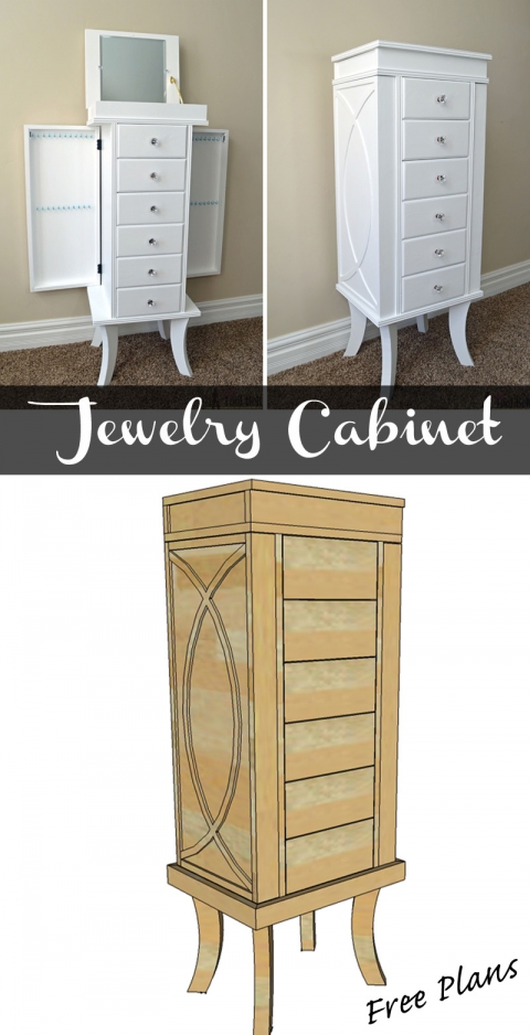 Jewelry Cabinet Her Tool Belt, Build Your Own Jewelry Armoire