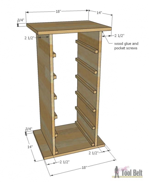 Jewelry Cabinet Her Tool Belt