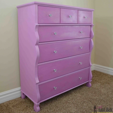 Empire Dresser in Princess Purple - Her Tool Belt