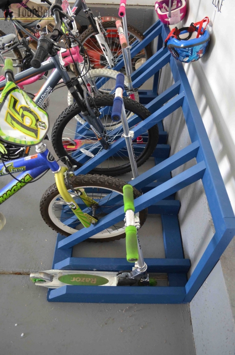 DIY Bike Storage Rack