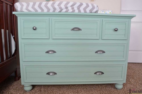 5 Drawer Dresser Changing Table - Her Tool Belt