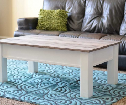 Farmhouse Coffee Table With Storage Her Tool Belt Farmhouse Coffee Table With, Diy Farmhouse Storage Coffee Table