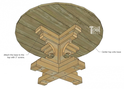 60 Inch Round Table French Farmhouse Style Her Tool Belt 60 Inch Round Table French Farmhouse, Make A Round Table