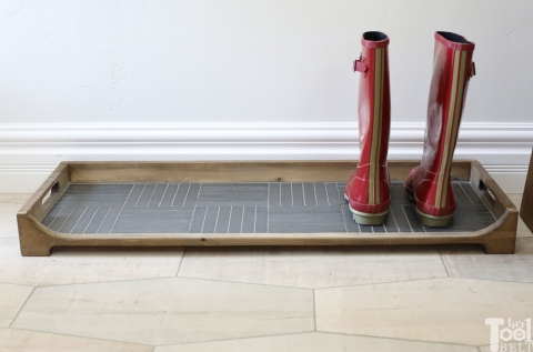 DIY Boot Tray - Home Improvement Projects to inspire and be