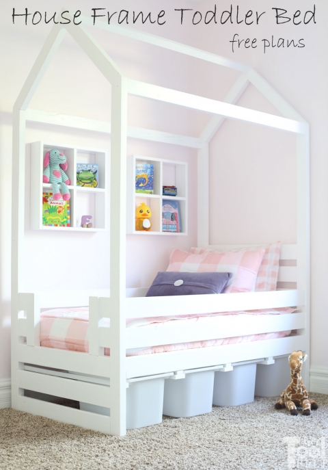 diy kids house bed