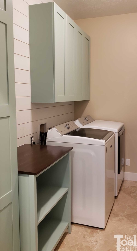 Budget Laundry Room Cabinet Plans Her Tool Belt - Diy Laundry Room Floor Cabinets